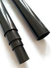 tube anticorrosion de haute résistance 10mm, 12mm, 15mm, 18mm, diamètre de fibre de carbone de surface gloosy élevée de 20mm 22mm 25mm