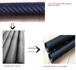 Tube composé de tuyau de fibre légère de haute résistance de carbone d'OEM d'usine