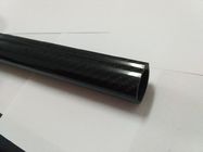 Tuyauterie de tubes de tube de fusil de carbone avec la voie avec le diamètre intérieur de 25.4mm/26mm