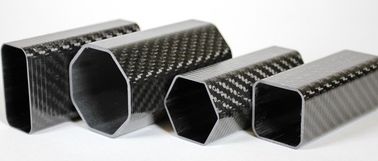 La diverse ellipse ovale de place de tube de fibre de carbone de forme effilent des tubes de forme pour le prix usine