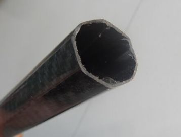 La diverse ellipse ovale de place de tube de fibre de carbone de forme effilent des tubes de forme pour le prix usine