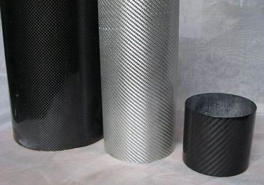 le CFRP brillant de tuyau de pople de tube de fibre de carbone du grand sergé 3K du grand diamètre 500mm pour le tube de télescope décorent le tube