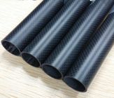 Hauts 100% vrais tubes de haute résistance brillants de fibre de carbone avec le prix usine--Fait en diamètre de la Chine à partir de 5 à 600mm