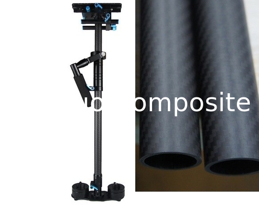 42 mm 38 mm 36 mm 34 mm tubes en fibre de carbone tissés en diamant pour le trépied de caméra