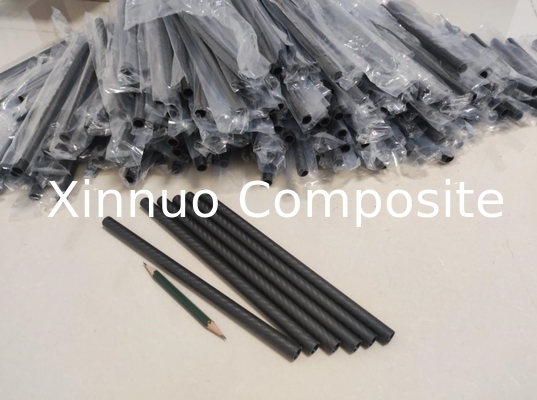 12 mm 1/2 pouces de petit diamètre 3k tubes en fibre de carbone pour drones