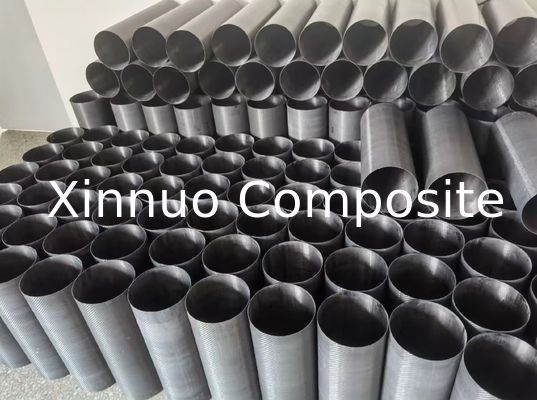 3k Tuyaux d'échappement en fibre de carbone de surface mate de 101 mm de diamètre