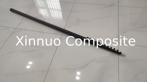 Poteaux télescopiques en fibre de carbone de 18m 60ft de longueur anti-rotation fabriqués en Chine