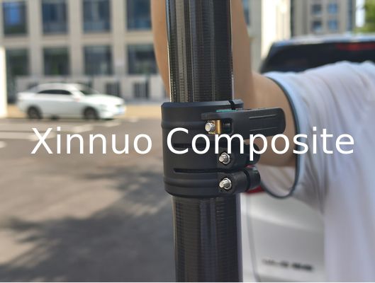 XN 30ft 9m haut robuste en fibre de carbone tube télescopique poste de caméra