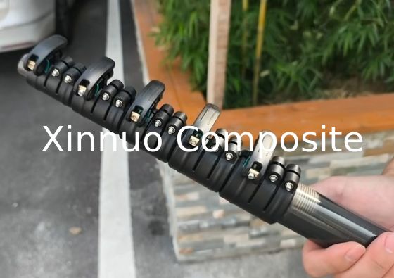XN 30ft 9m haut robuste en fibre de carbone tube télescopique poste de caméra