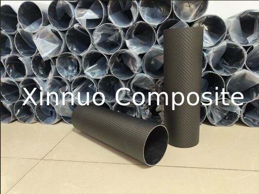 high strength 4 inch 3K twill  carbon fiber tubes made in China