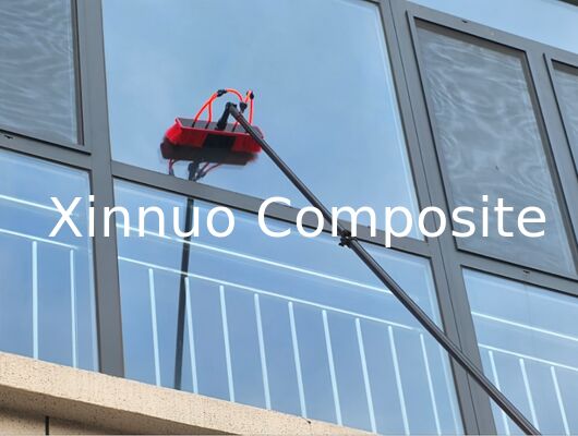 XN 20ft 30ft 40ft 45ft 50ft haut robuste tube de fibre de carbone à télescope alimenté à l'eau