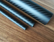 le tube mat de fibre de carbone d'armure de sergé 3K de diamètre différent peut être OEM