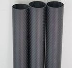 le tube mat de fibre de carbone d'armure de sergé 3K de diamètre différent peut être OEM