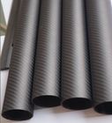 les tubes extérieurs mats de fibre de carbone siffle des poteaux pour le tuyau de silencieux d'échappement de moteur