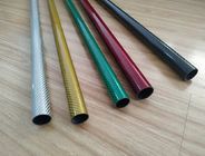 Fibre de carbone d'or et poteau colorés argentés rouges verts de tiges de tube de frp de tube de fibre de verre