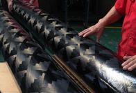 l'enroulement de filament de grand diamètre a poncé le tube de fibre de carbone avec de haute résistance