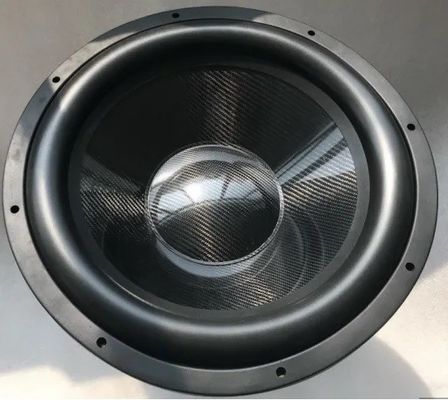 pièces audio de woofer de voiture de cône de subwoofer de haut-parleur bruyant de fibre de carbone de cône de haut-parleur de fibre de carbone de 5 pouces pour la musique