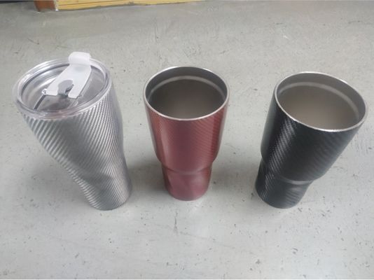 Culbuteur isolé parmur tout neuf d'acier inoxydable de fibre de carbone pour boissons chaudes/froides de tasse de tasse de café/bière