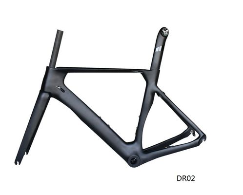 La bicyclette légère superbe de vélo de fibre de fibre de carbone du disque brake/V-brake encadre des fourchettes pour le vélo de route/vélo de ville