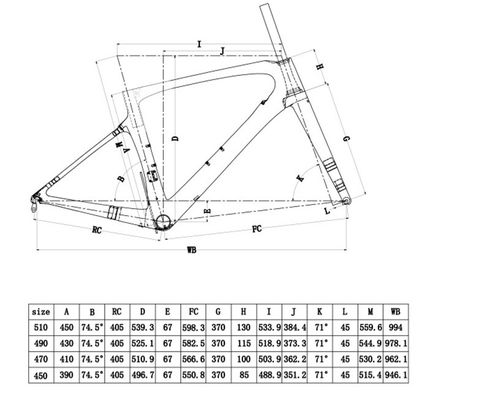 la bicyclette de vélo de fibre de carbone du disque brake/V-brake de rigidité encadre des fourchettes pour le vélo de route/vélo de ville