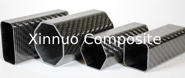 La diverse ellipse ovale de place de tube de fibre de carbone de forme effilent des tubes de forme pour le prix usine