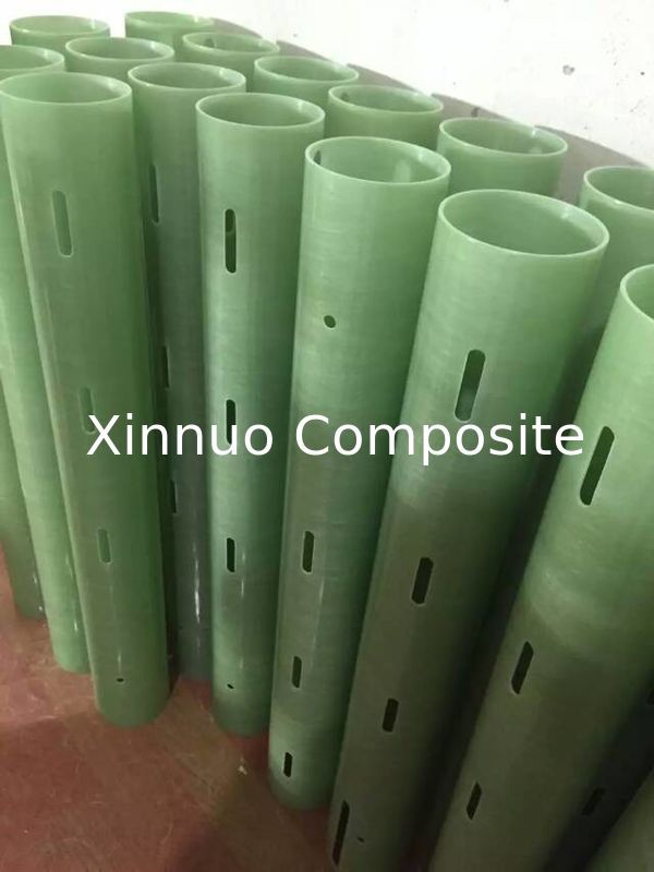 la tuyauterie de enroulement de fibre de verre de frp de tuyau de tube de fibre de verre de filament peut la température résistante de 180 degrés utilisée pour le gisement de pétrole
