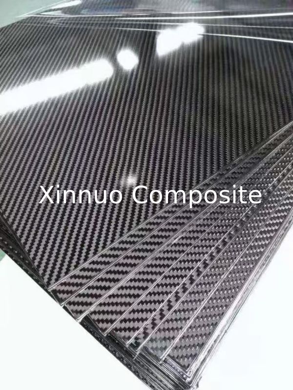 1-40 mm d'épaisseur 3K en fibres de carbone mates et brillantes faites sur commande