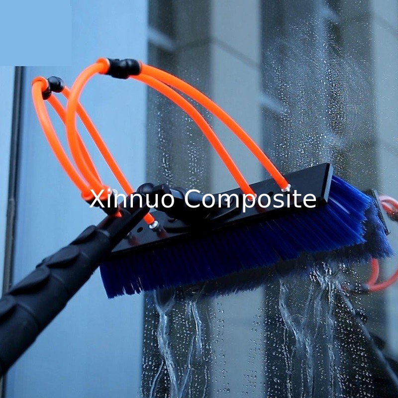 Tige propre de lavage d'extension d'outils nettoyage de tout neuf de ménage de carbone de fenêtre télescopique de fibre